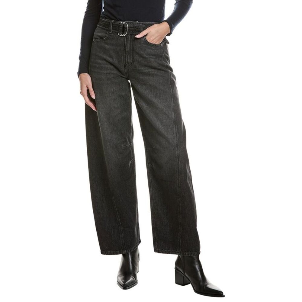 Boss Hugo Boss Womens Balloon High-Rise Jean, Black